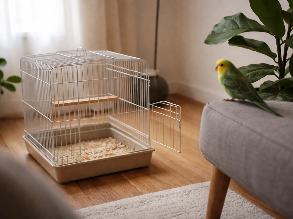 How to Get an Untamed Bird Back in Its Cage Safely