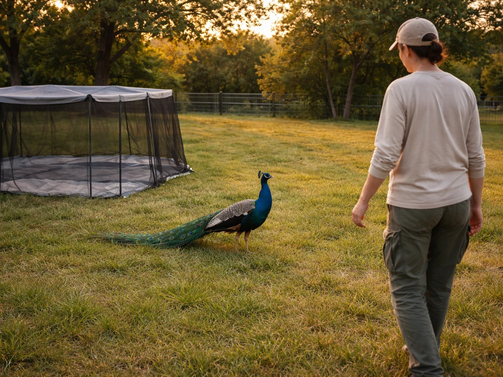 How to Catch a Peacock Bird Safely and Humanely