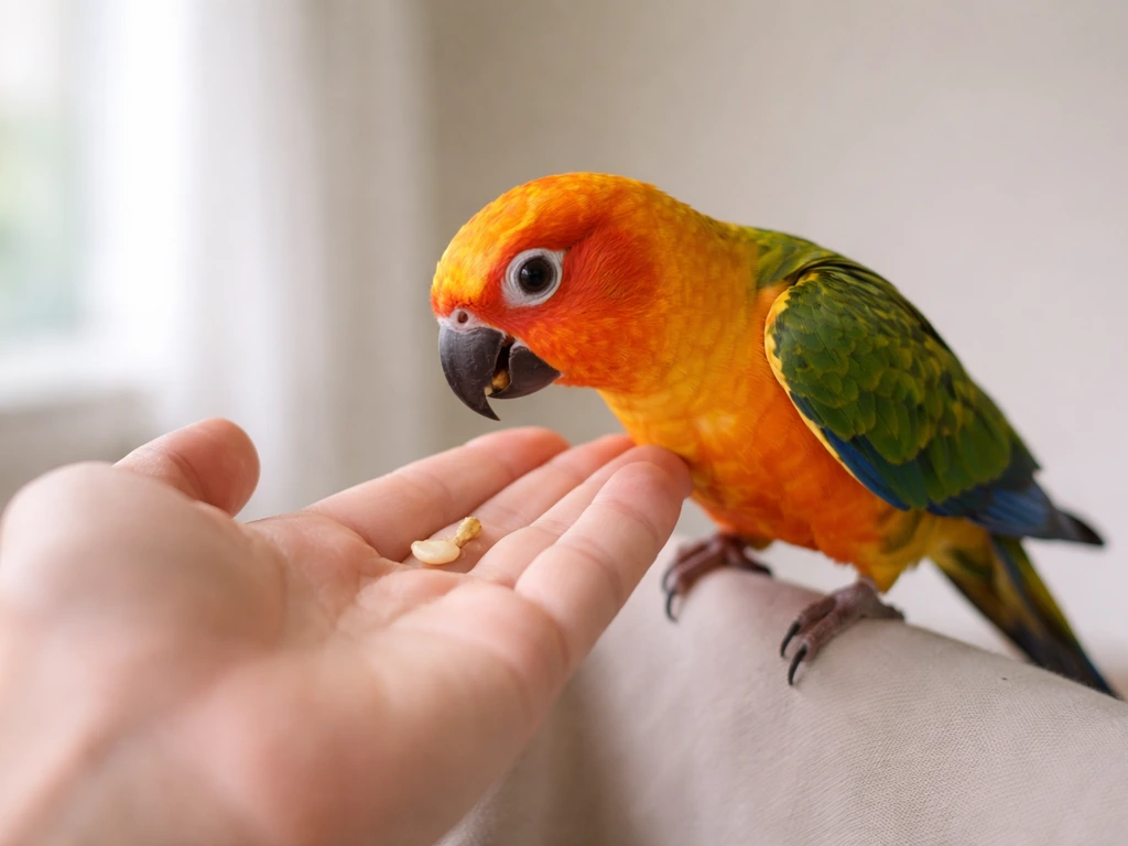 How to Get a Bird to Come to Your Hand Safely