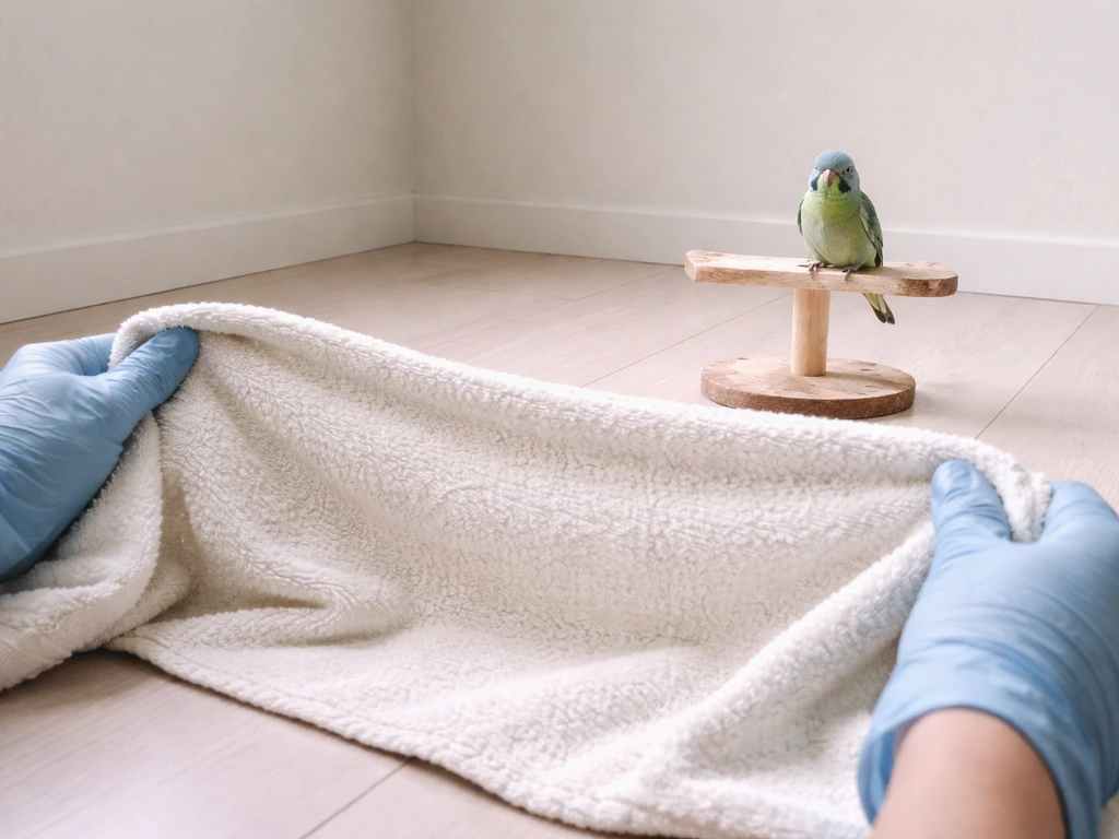 How to Grab a Bird With a Towel: Humane Steps