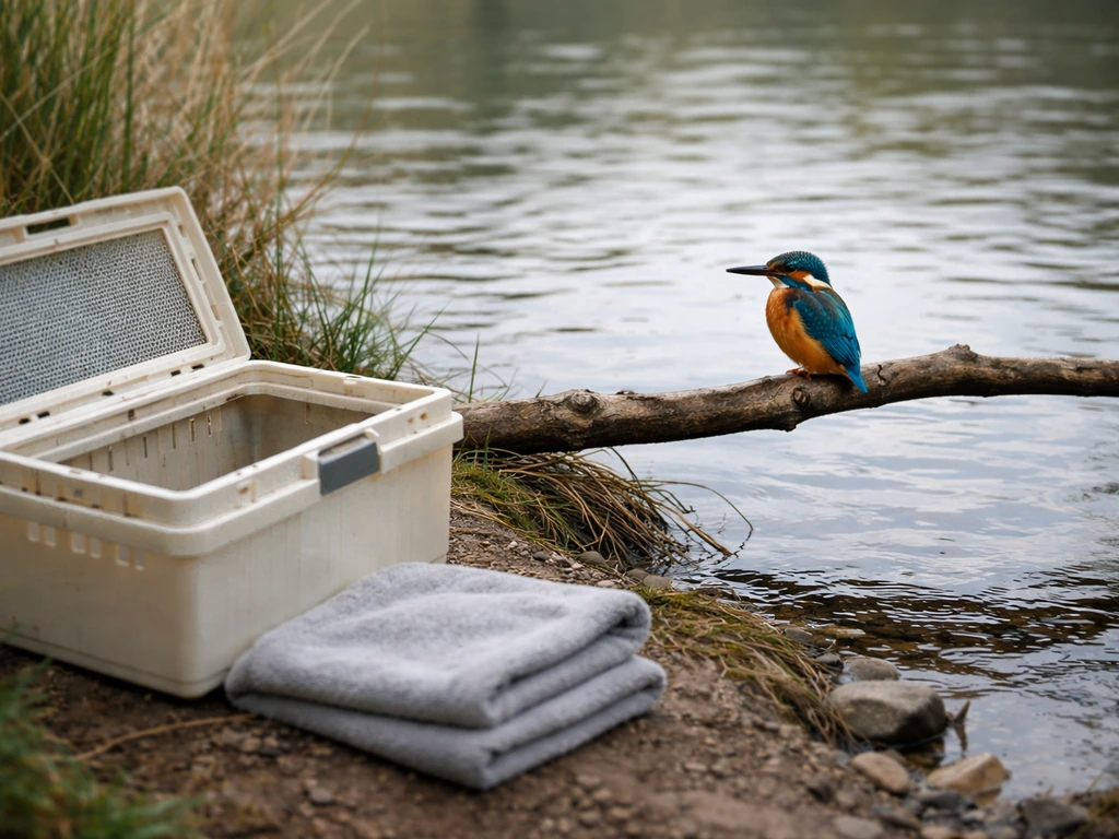 How to Catch a Kingfisher Safely or Attract One for Viewing